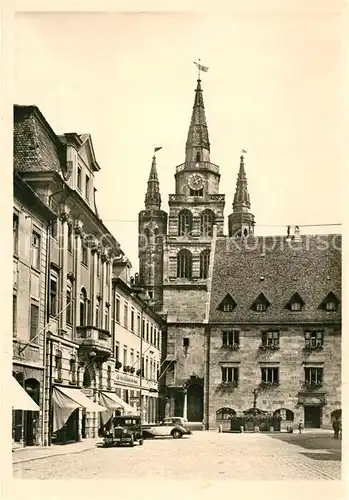 AK / Ansichtskarte Ansbach_Mittelfranken Gumbertuskirche Ansbach Mittelfranken