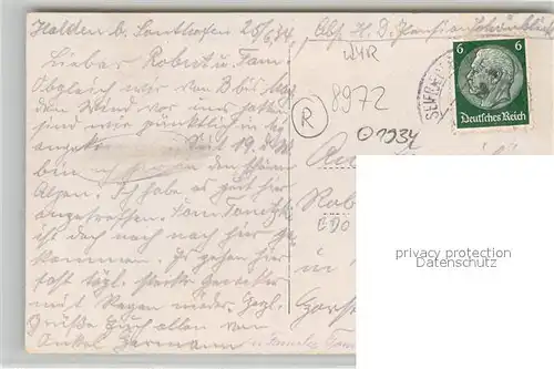 AK / Ansichtskarte Sonthofen_Oberallgaeu mit Entschenkopf Rubihorn Kratzer und Maedelegabelgruppe Sonthofen Oberallgaeu