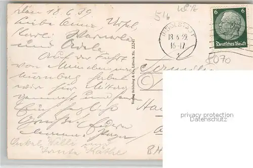 AK / Ansichtskarte Ingolstadt_Donau Stadtblick Ingolstadt_Donau