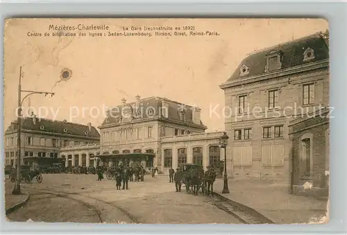 AK / Ansichtskarte Charleville Mezieres La Gare Charleville Mezieres