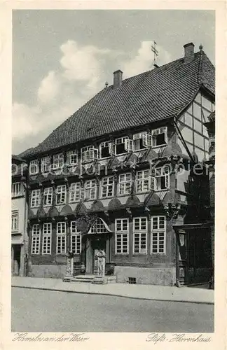 AK / Ansichtskarte Hameln_Weser Stifts Herrenhaus Hameln Weser