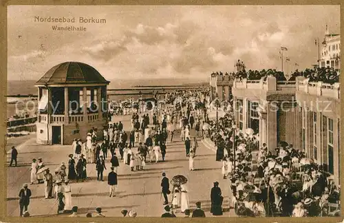 AK / Ansichtskarte Borkum_Nordseebad Wandelhalle Borkum_Nordseebad