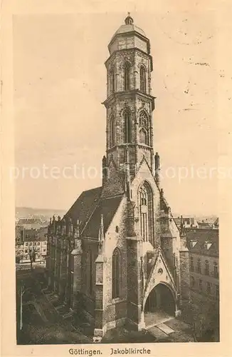 AK / Ansichtskarte Goettingen_Niedersachsen Jakobikirche Goettingen Niedersachsen