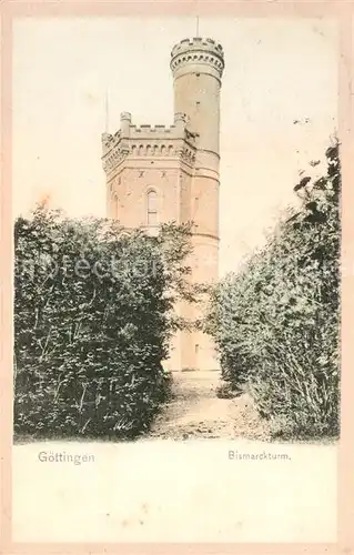 AK / Ansichtskarte Goettingen_Niedersachsen Bismarckturm Goettingen Niedersachsen