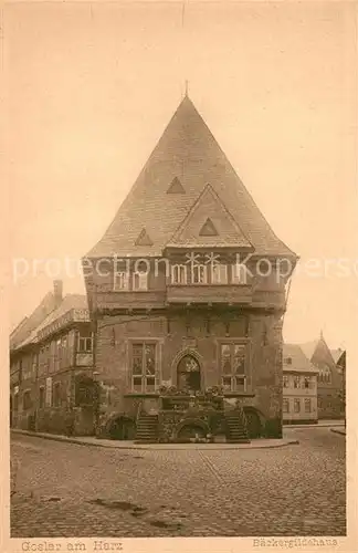 AK / Ansichtskarte Goslar Baeckergildehaus Goslar