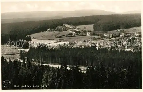 AK / Ansichtskarte Hahnenklee Bockswiese_Harz Panorama Hahnenklee Bockswiese