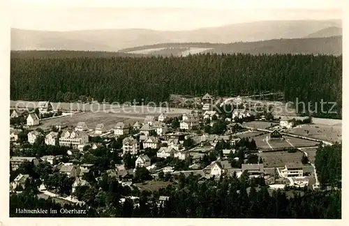 AK / Ansichtskarte Hahnenklee Bockswiese_Harz Panorama Hahnenklee Bockswiese
