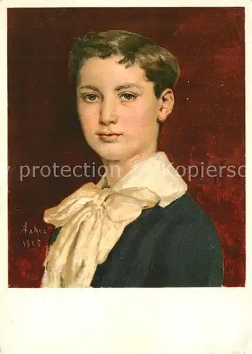 AK / Ansichtskarte Anker_Albert Portrait eines Knaben  Anker Albert