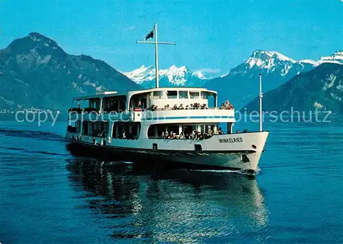 AK / Ansichtskarte Motorschiffe Winkelried Vierwaldstaettersee  Motorschiffe