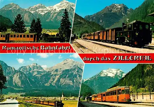 AK / Ansichtskarte Eisenbahn Mayrhofen Zillertal Eisenbahn