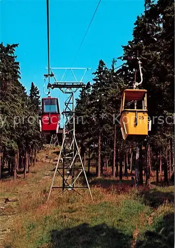 AK / Ansichtskarte Seilbahn Wurmberg Braunlage  Seilbahn