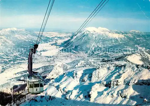 AK / Ansichtskarte Seilbahn Osterfelder Alpspitzbahnen Garmisch Partenkirchen  Seilbahn