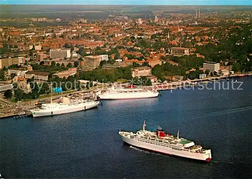 AK / Ansichtskarte Schiffe_Ships_Navires Kiel Oslo Kai Schiffe_Ships_Navires