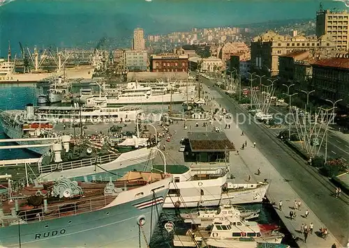 AK / Ansichtskarte Schiffe_Ships_Navires Rijeka Hafen  Schiffe_Ships_Navires