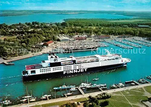 AK / Ansichtskarte Schiffe_Ships_Navires Finnjet Passat Travemuende Hafen  Schiffe_Ships_Navires