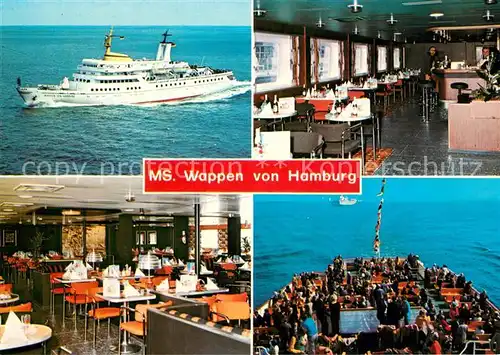 AK / Ansichtskarte Schiffe_Ships_Navires MS Wappen von Hamburg  Schiffe_Ships_Navires