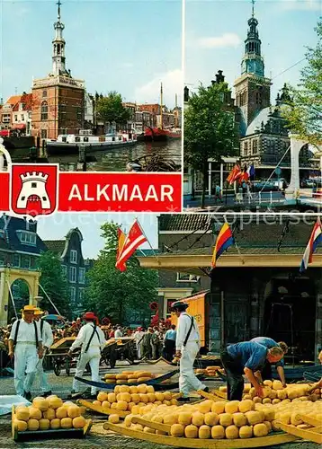 AK / Ansichtskarte Kaese_Kaeserei Alkmaar Kaesemarkt  Kaese Kaeserei