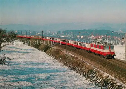 AK / Ansichtskarte Eisenbahn Swiss Express Uzwil Flawil  Eisenbahn