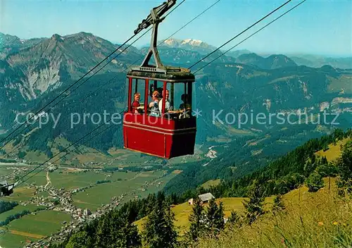 AK / Ansichtskarte Seilbahn Sonderdach Bezau  Seilbahn