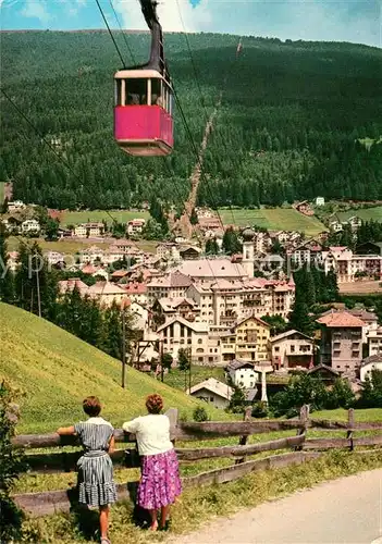 AK / Ansichtskarte Ortisei_St_Ulrich Seilbahn Ortisei_St_Ulrich