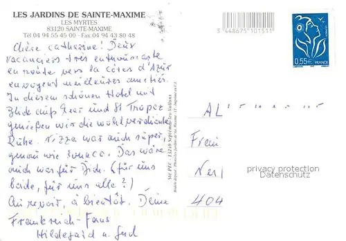 AK / Ansichtskarte Sainte_Maxime_sur_Mer_Var Les Jardins de Sainte Maxime Sainte_Maxime_sur_Mer_Var