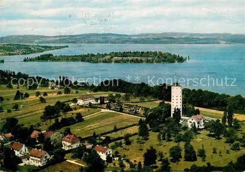 AK / Ansichtskarte Konstanz_Bodensee Fliegeraufnahme Jugendherberge Mainau Konstanz_Bodensee