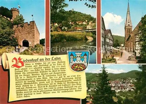 AK / Ansichtskarte Biedenkopf Burg Biedenkopf