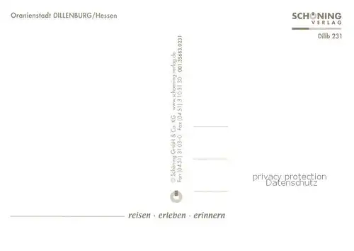 AK / Ansichtskarte Dillenburg Burg  Dillenburg
