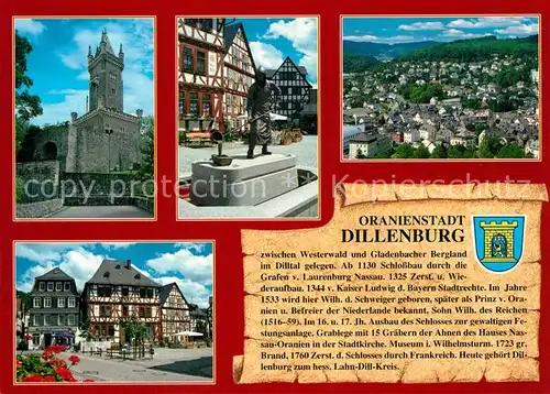 AK / Ansichtskarte Dillenburg Burg Dillenburg