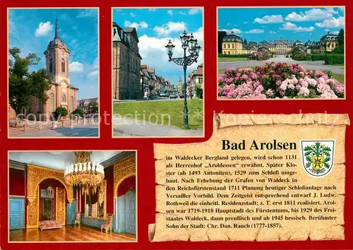 AK / Ansichtskarte Bad_Arolsen Kloster Bad_Arolsen