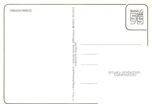 AK / Ansichtskarte Eschwege  Eschwege