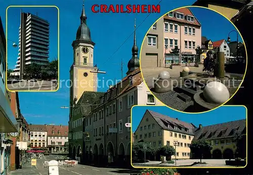 AK / Ansichtskarte Crailsheim Hochhaus  Crailsheim
