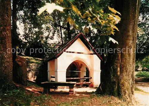 AK / Ansichtskarte Heidenheim_Mittelfranken Brunnen Klostergarten Brunnenhaus Heidenheim Mittelfranken