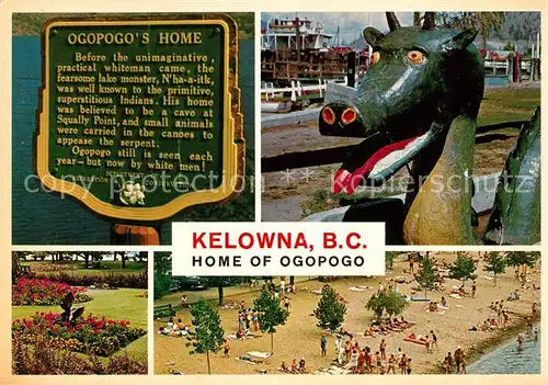 AK / Ansichtskarte Kelowna Ogopogo  Kelowna