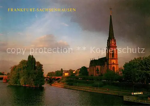 AK / Ansichtskarte Sachsenhausen_Frankfurt Kirche Sachsenhausen Frankfurt
