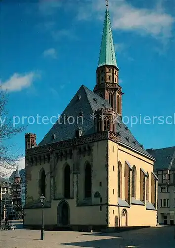 AK / Ansichtskarte Frankfurt_Main Alte Nikolaikirche  Frankfurt Main