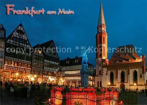 AK / Ansichtskarte Frankfurt_Main Nikolaikirche Frankfurt Main