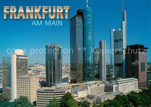 AK / Ansichtskarte Frankfurt_Main Main Tower Commerz Bank Japan Center Frankfurt Main