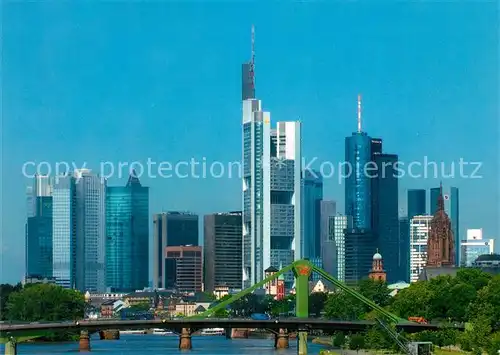 AK / Ansichtskarte Frankfurt_Main Skyline Frankfurt Main