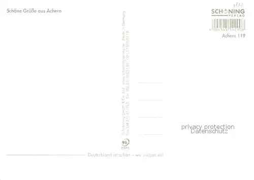 AK / Ansichtskarte Achern_Baden St. Stefan Achertalbahn Rathaus Achern_Baden