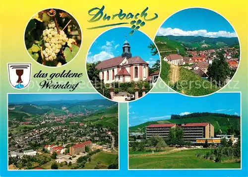 AK / Ansichtskarte Durbach Fliegeraufnahme Durbach