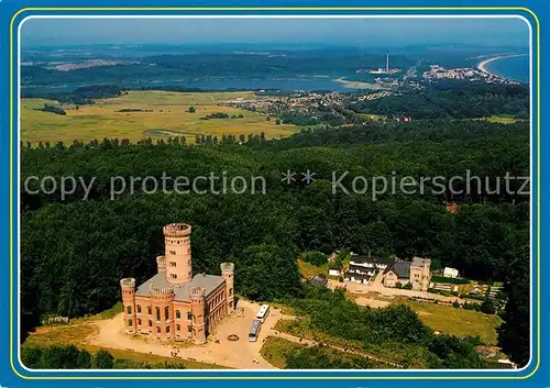 AK / Ansichtskarte Granitz_Ruegen Jagdschloss Fliegeraufnahme Granitz Ruegen