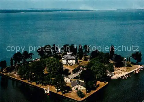 AK / Ansichtskarte Steinhude Insel Wilhelmstein im Steinhuder Meer Fliegeraufnahme Steinhude