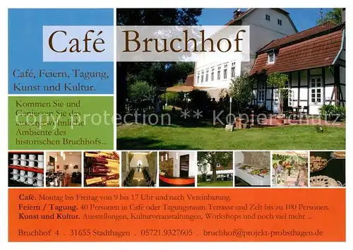 AK / Ansichtskarte Stadthagen Cafe Bruchhof Stadthagen