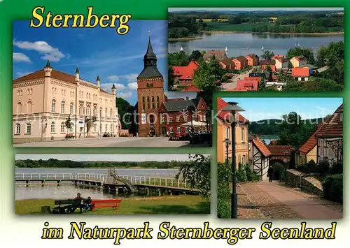 AK / Ansichtskarte Sternberg_Mecklenburg Panorama See Stadtansicht Sternberg_Mecklenburg