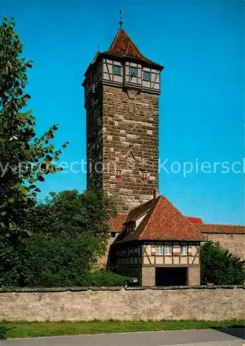 AK / Ansichtskarte Rothenburg_Tauber R?derturm Rothenburg Tauber
