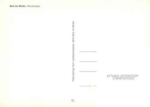 AK / Ansichtskarte Reit_Winkl Pfarrkirche Reit_Winkl