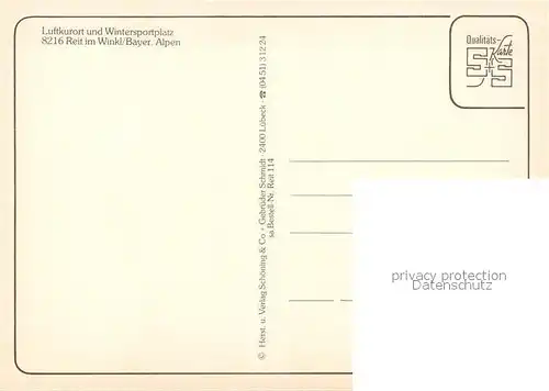AK / Ansichtskarte Reit_Winkl Stadtansichten Reit_Winkl