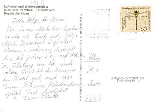 AK / Ansichtskarte Reit_Winkl Panorama Stadtansicht Reit_Winkl