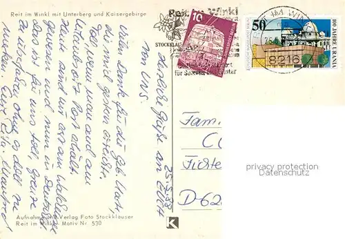 AK / Ansichtskarte Reit_Winkl Panorama Reit_Winkl